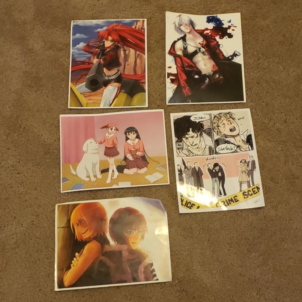 Anime Art Prints Various Gurren Lagann Death Note